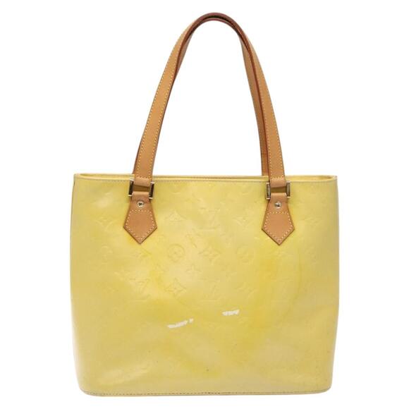 LOUIS VUITTON Monogram Vernis Houston Hand Bag Gris M91053 - Picture 3 of 13